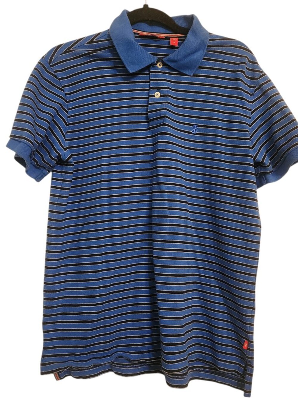 Izod Blue Stripe Shirt Size M